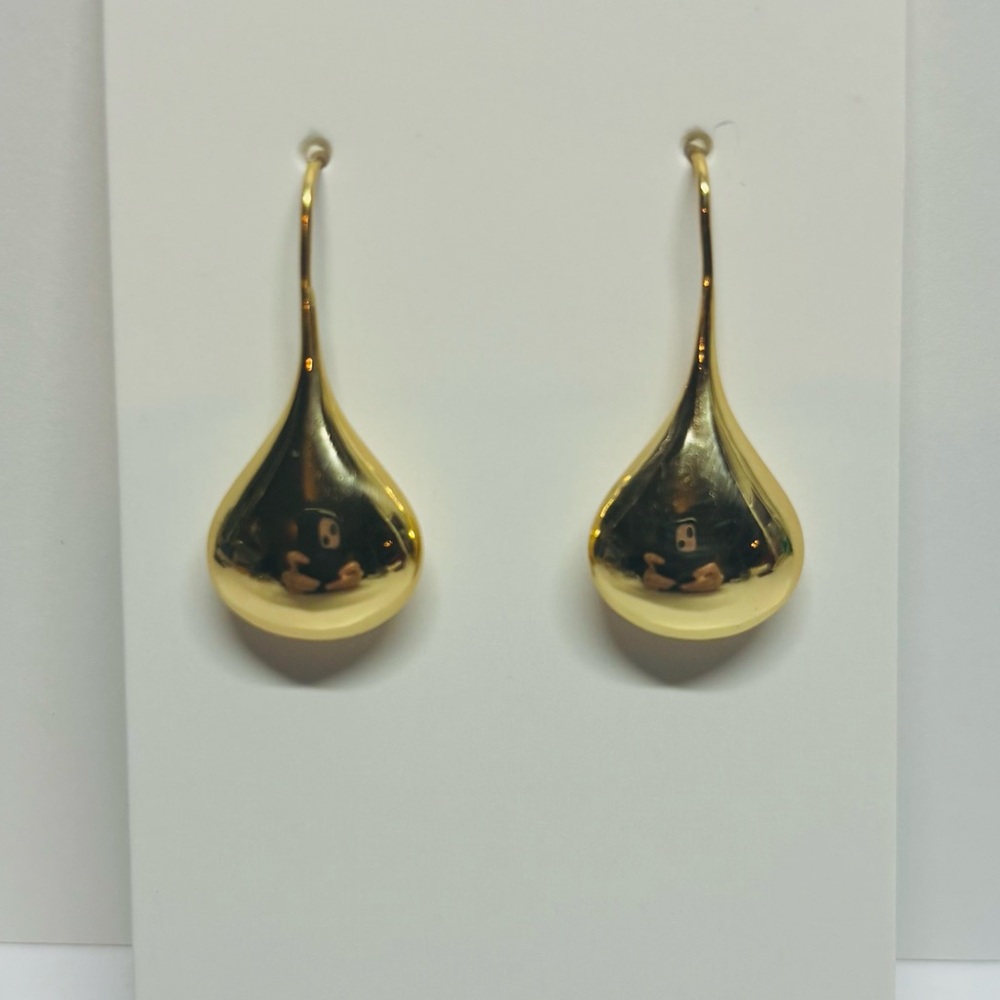 Gold Teardrop Earrings